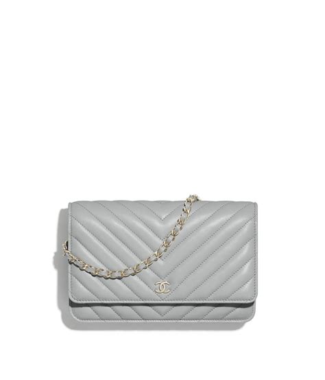 chanel gray wallet|chanel wallet cost.